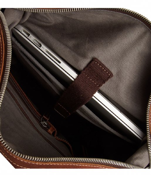 Castelijn & Beerens Laptop Backpack Rudy Backpack 15.6 Inch light brown