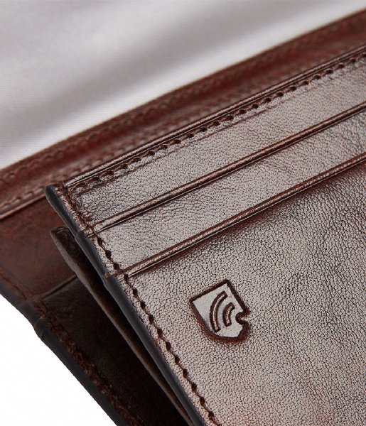 Castelijn & Beerens Flap wallet Rien Dames Portemonnee RFID Cognac