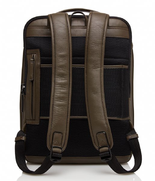 Castelijn & Beerens Laptop Backpack Victor Backpack 15.6 Inch dark military