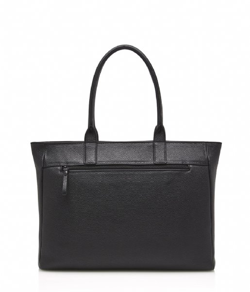 Castelijn & Beerens Laptop Shoulder Bag Onyx Anna Shopper 15.6 Inch black