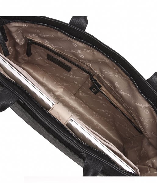 Castelijn & Beerens Laptop Shoulder Bag Onyx Anna Shopper 15.6 Inch black