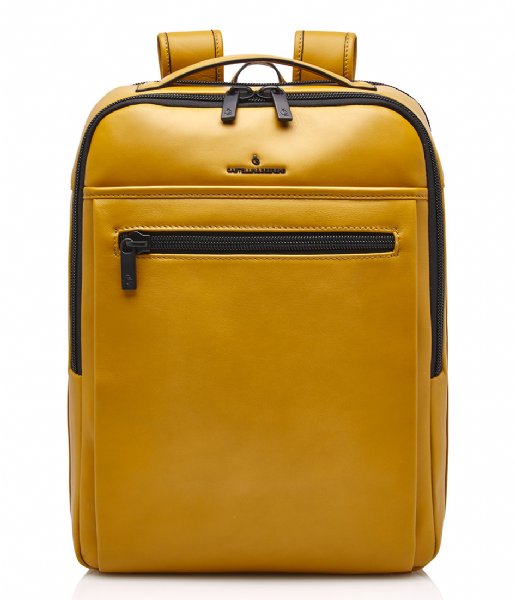 Castelijn & Beerens Laptop Backpack Victor Backpack 15.6 Inch yellow