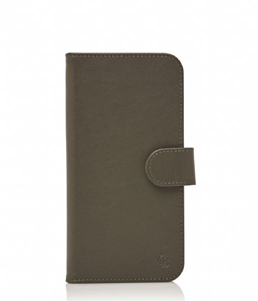 Castelijn & Beerens Smartphone cover Nappa RFID Wallet Case iPhone XR dark military