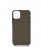Castelijn & Beerens Smartphone cover Nappa Back Cover Wallet iPhone 11 dark military