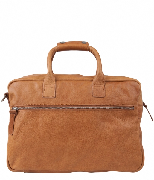 Cowboysbag Laptop Shoulder Bag The College Bag 15.6 inch tobacco
