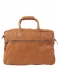 Cowboysbag Laptop Shoulder Bag The College Bag 15.6 inch tobacco