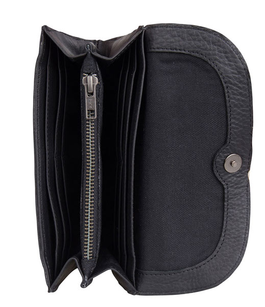 Cowboysbag Flap wallet Purse Bayford  black (100)