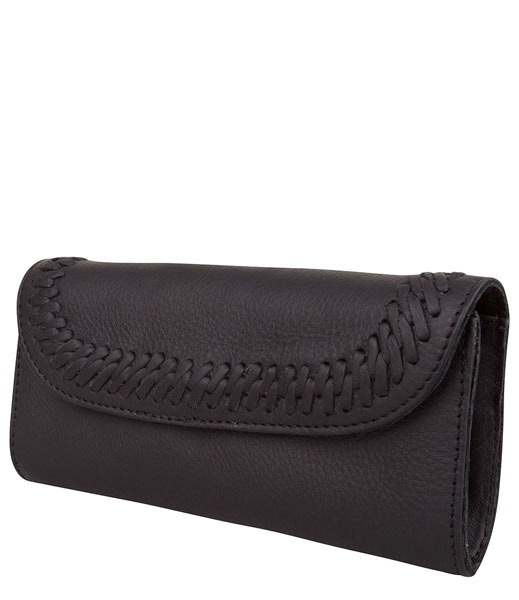Cowboysbag Flap wallet Purse Bayford  black (100)