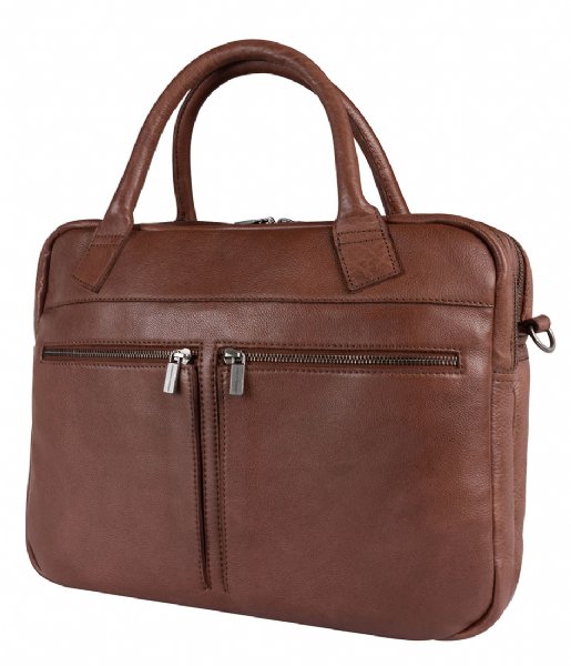 Cowboysbag Laptop Shoulder Bag Laptop Bag Carrington 15.6 inch Tan (000381)