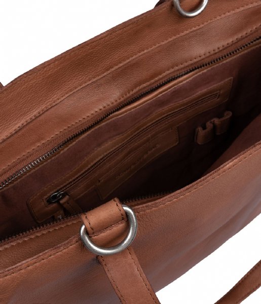 Cowboysbag Laptop Shoulder Bag Laptop Bag Babell 15.6 inch Cognac (000300)