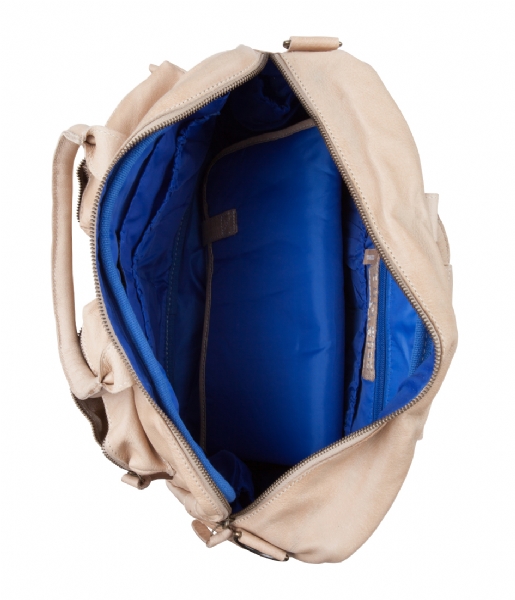 Cowboysbag  The Diaper Bag sand & cobalt inside