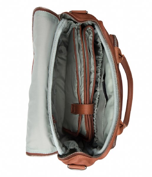Cowboysbag Shoulder bag Diaper Bag Monrose Mint Inside cognac & mint inside