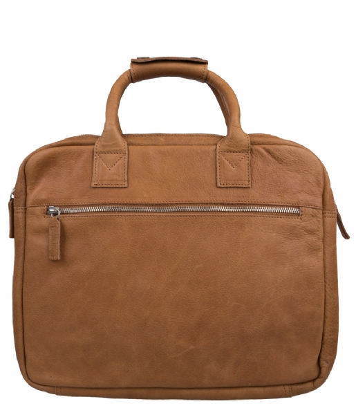 Cowboysbag Laptop Shoulder Bag Laptop Bag Spalding 15 inch tobacco