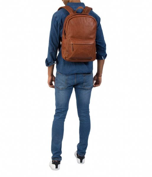 Cowboysbag Laptop Backpack Bag Brecon cognac