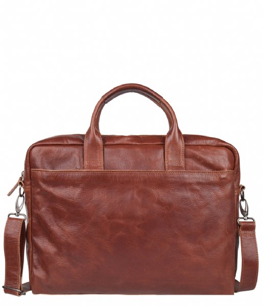 Cowboysbag Shoulder bag Laptop Bag Logan 15.6 Inch cognac