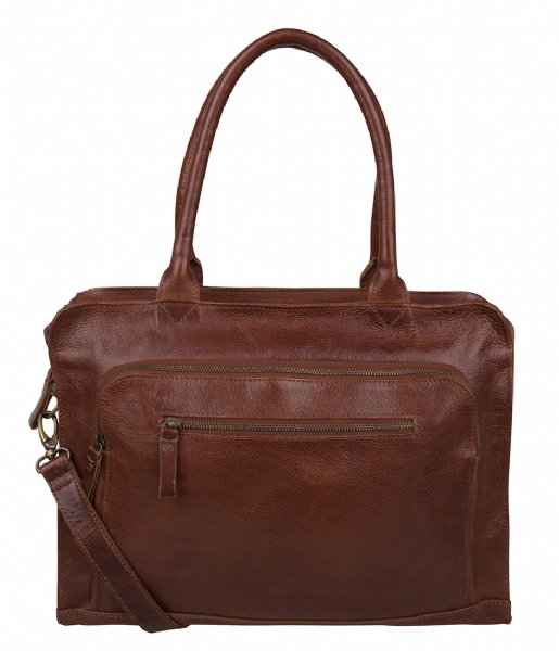 Cowboysbag  Laptop Bag Montreal 15.6 inch cognac