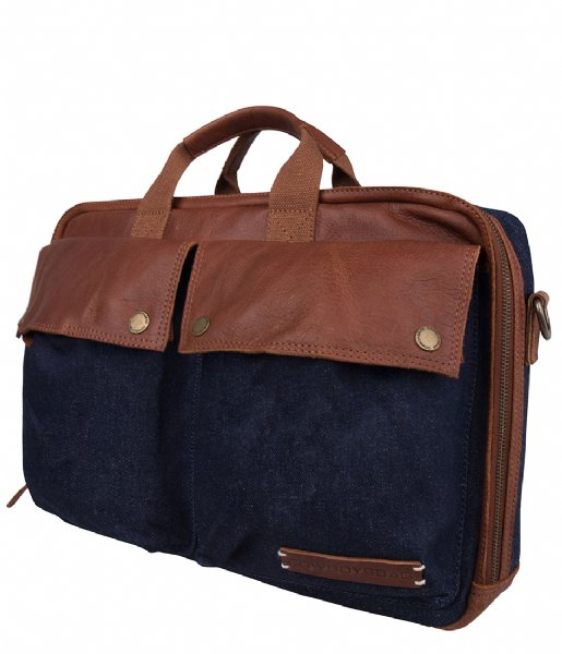 Cowboysbag Shoulder bag Laptop Bag Conway 15.6 Inch cognac