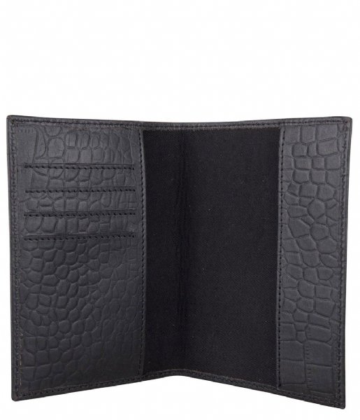 Cowboysbag  Pasport Cover Agate X Bobbie Bodt Croco Black (106)