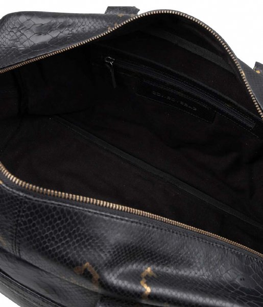 Cowboysbag Travel bag Weekender Sunstone 15.6 Inch X Bobbie Bodt Snake Black and Gold (108)