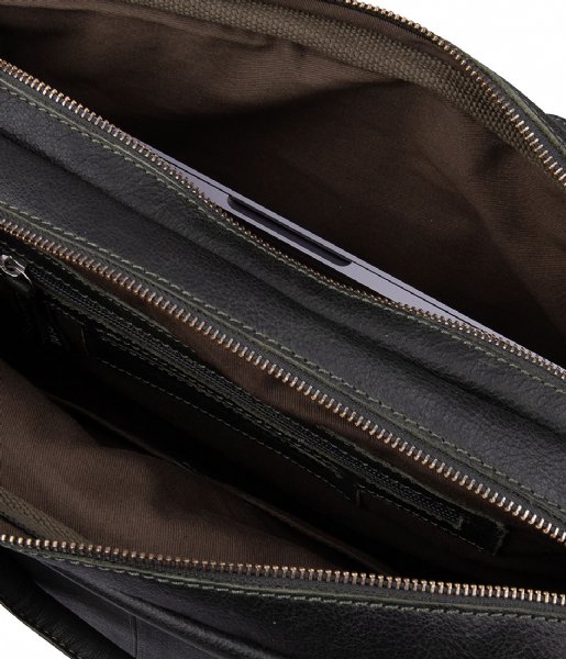 Cowboysbag Laptop Shoulder Bag Laptopbag Sollas 15 inch Dark green (945)