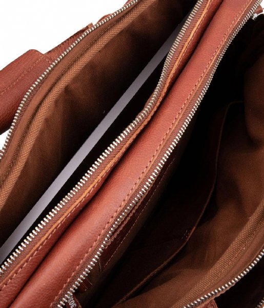 Cowboysbag Laptop Shoulder Bag Laptopbag Sollas 15 inch Cognac (300)