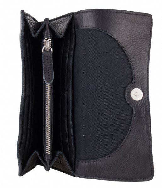 Cowboysbag Flap wallet Purse Bow black (100)