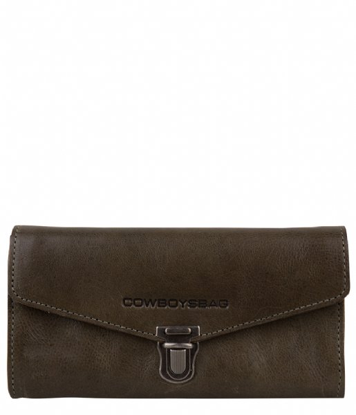 Cowboysbag Flap wallet Purse Drew hunter green (910)