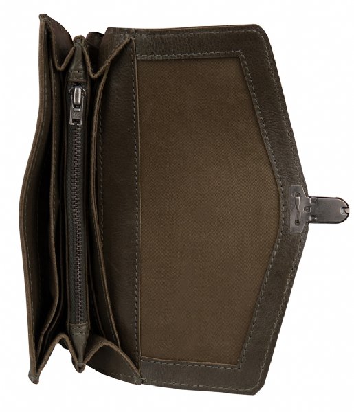 Cowboysbag Flap wallet Purse Drew hunter green (910)