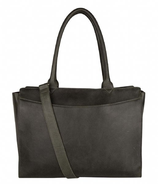 Cowboysbag Laptop Shoulder Bag Bag Malmesbury 15 inch Dark Green (945)