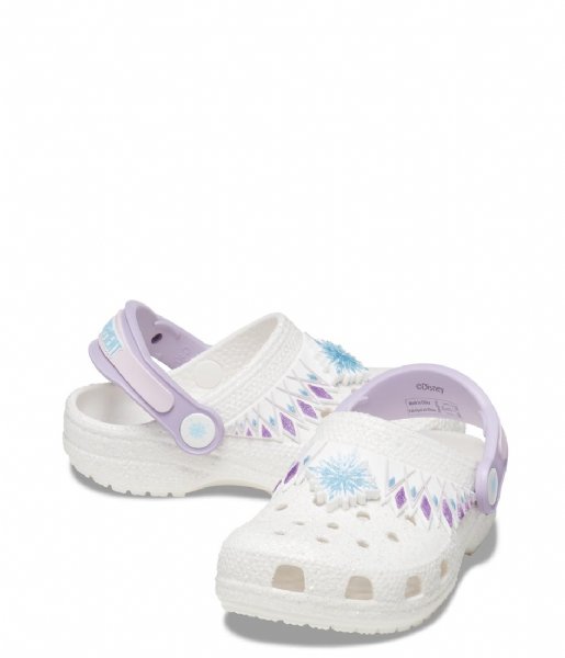 Crocs Clogs Cls FL I AM Frozen II Clog Toddler White (100)