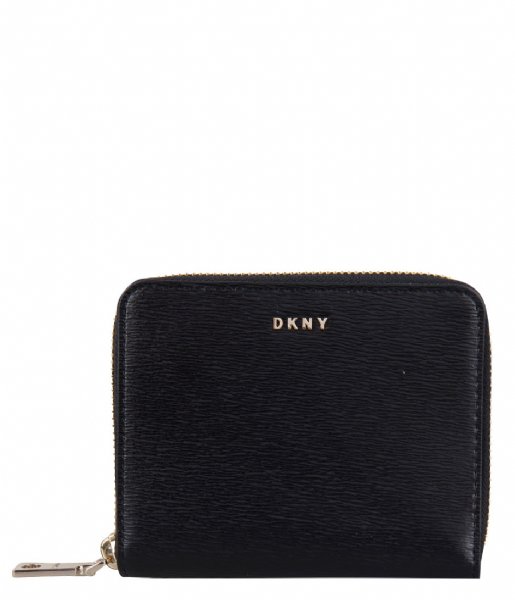 DKNY Zip wallet Bryant Small Zip Around black gold