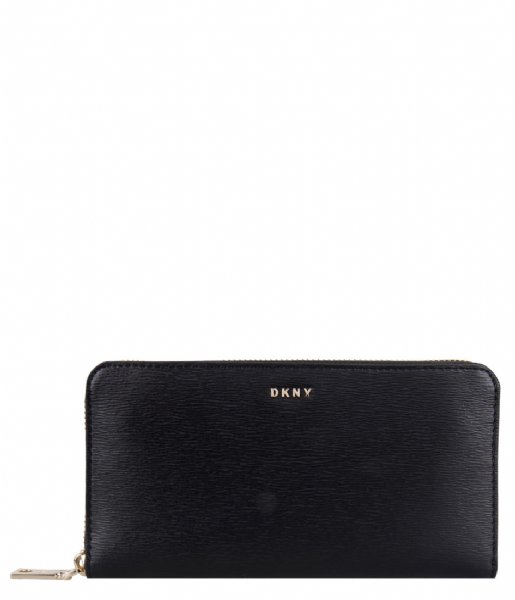 DKNY Zip wallet Bryant Large Zip Around black gold