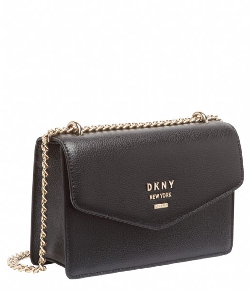 DKNY Crossbody bag Whitney Small Flap Crossbody black gold