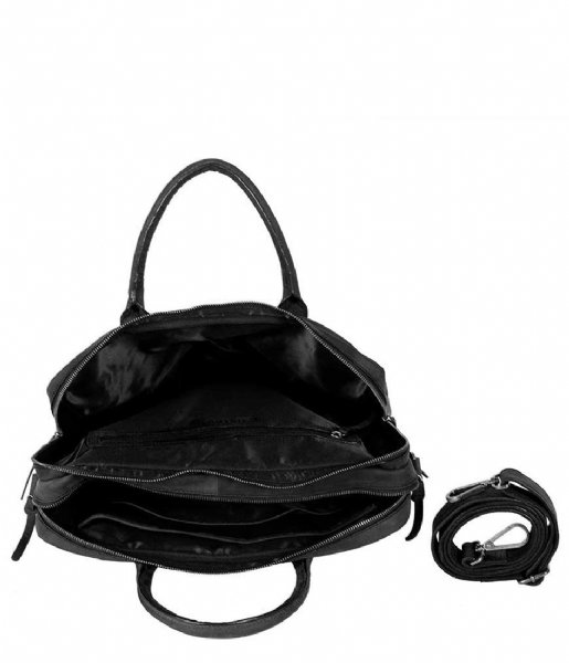 DSTRCT Laptop Shoulder Bag Echo 15.6 Inch Black (10)