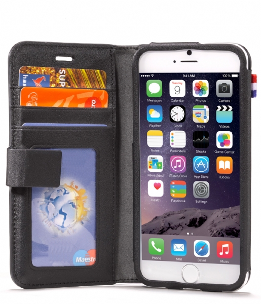 Decoded Smartphone cover iPhone 6 Leather Wallet Case zwart