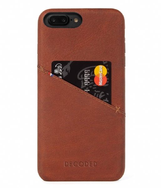 Decoded Smartphone cover iPhone 6/7 Plus Leather Back Cover cinnamon brown