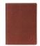 Decoded  Leather Passport Holder cinnamon brown