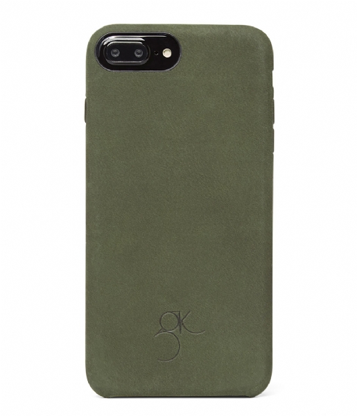 Decoded Smartphone cover Leather Back Cover iPhone 8 Plus/7 Plus/6(S) Plus X Geraldine Kemper olive