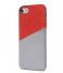 Decoded Smartphone cover Leather Snap On iPhone 8/7/6s/6 red grey