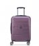 Delsey Hand luggage suitcases Comete Plus 55 cm Slim 4 Double Wheels Cabin Trolley Case Violet