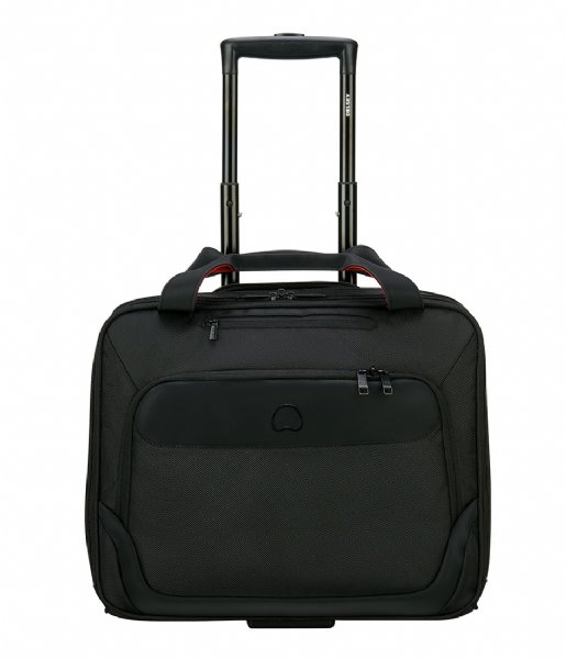 Delsey Hand luggage suitcases Delsey Parvis Plus Trolley Boardcase 15.6 Inch Black