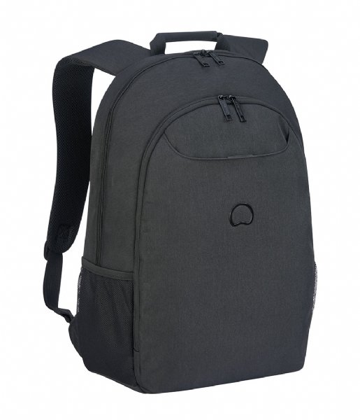 Delsey Laptop Backpack Delsey Esplanade Backpack 17.3 Inch Deep Black
