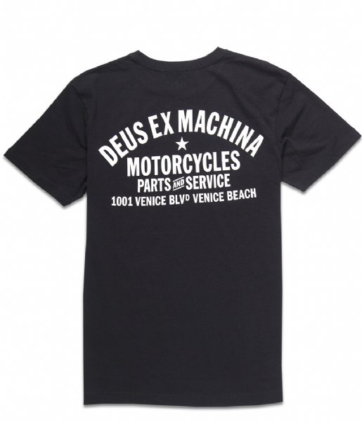 Deus T shirt Venice Address Black