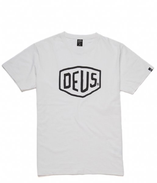 Deus T shirt Shield Tee White