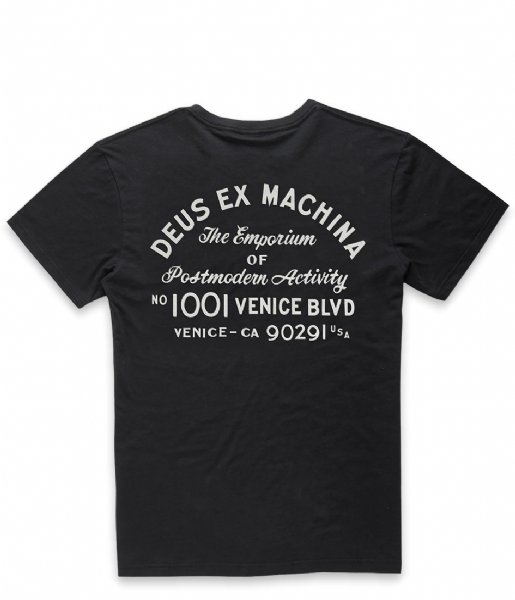 Deus T shirt Venice Address Tee Black