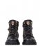 Develab Lace-up boot Girls Mid Boot Laces Chain Black Nappa (922)