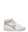 Diadora Sneaker Game P High Girl Gs Bianco/Beige Dollaro (D0585)