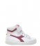 Diadora Sneaker Game P High Girl Ps Bianco/Rosso Claret (D0586)