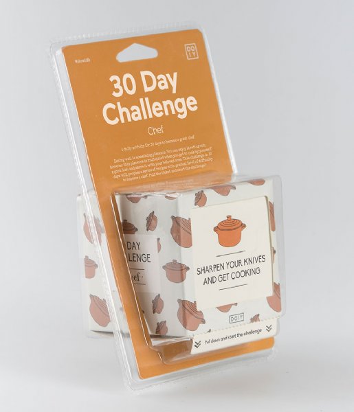 DOIY Gadget 30 Days Chef Challenge English white