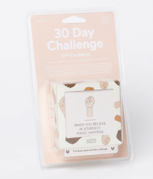 DOIY Gadget 30 Days Self Confidence Challenge English white